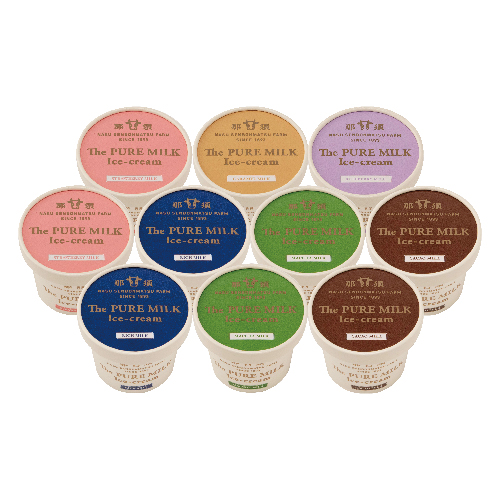 The PURE MILK アイスクリーム10個セット｜那須千本松牧場 直営店